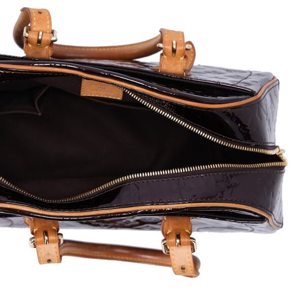 Louis Vuitton Summit Drive Monogram Vernis Handbag M93516 Amarante - Picture 9 of 9